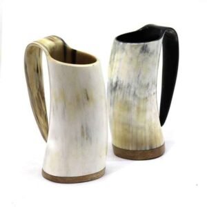 buffalo horn mugs